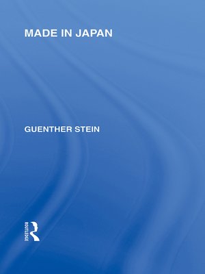 cover image of Made in Japan